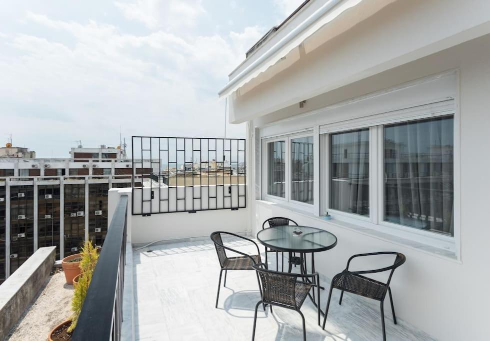 Penthouse Suite In The City Center Tessalónica Exterior foto